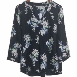 Hawthorn Chilwell Lattice Detail Top Black L